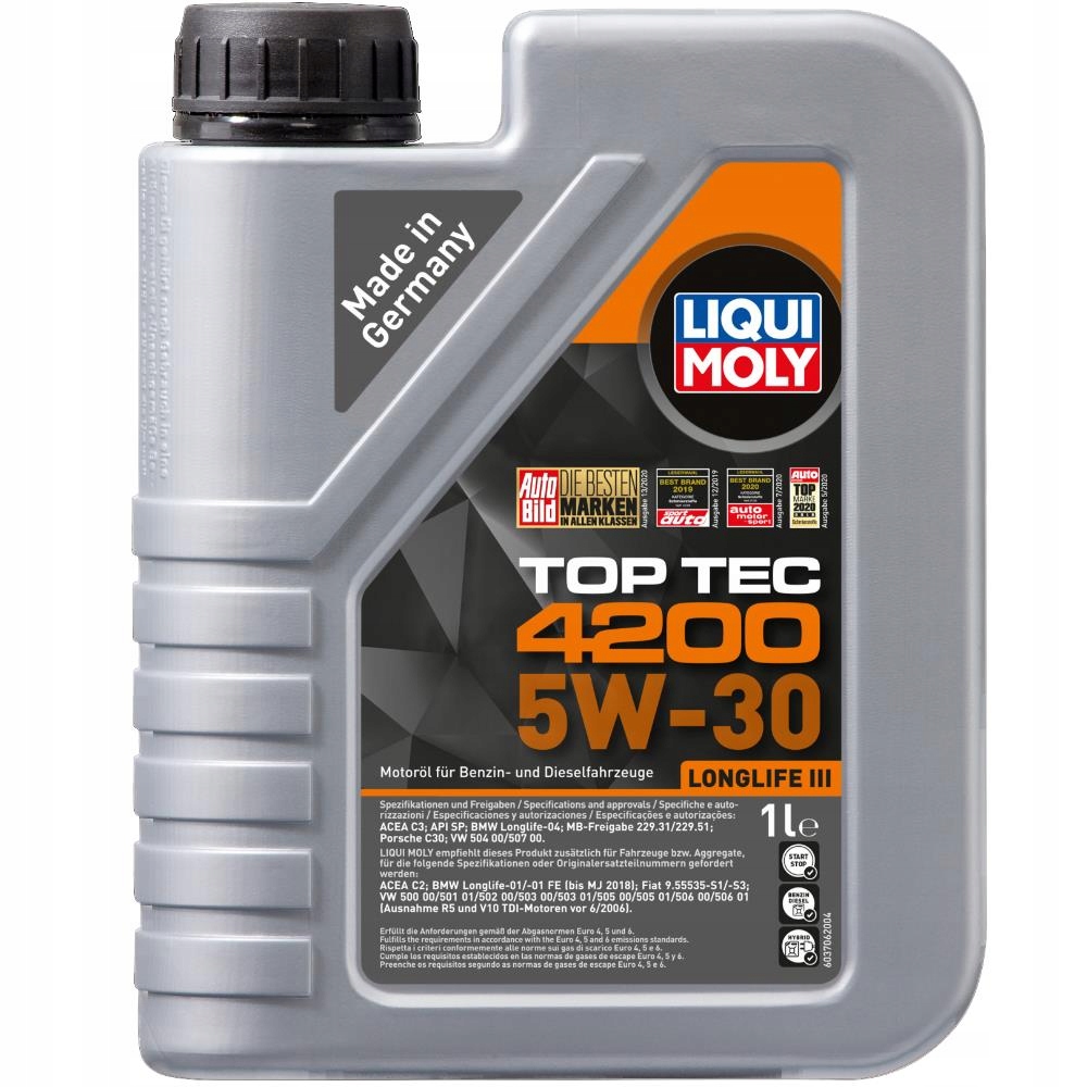 

Liqui Moly 8972 Top Tec 4200 5W30 1L Longlife III