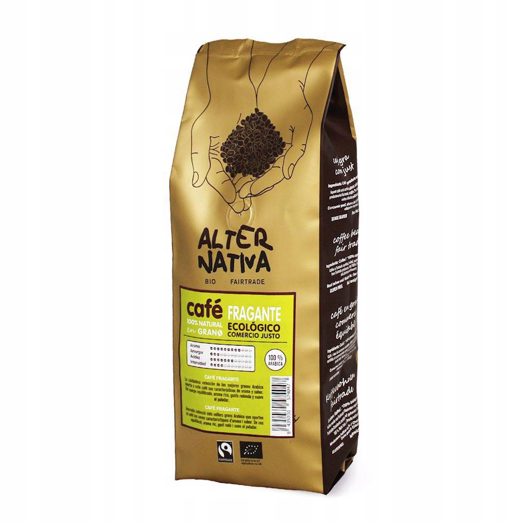 Káva Zrnková Arabica 100 % Fair Trade Bio 500 g Alternativa
