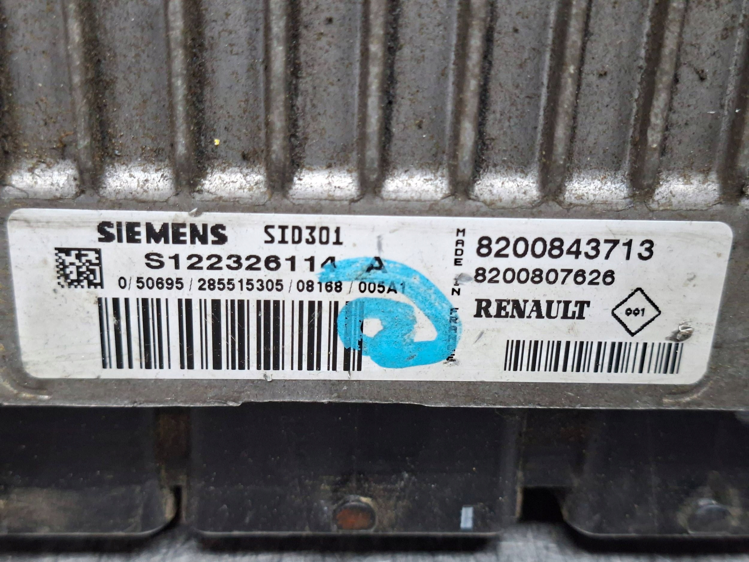 control unit of the engine 8200843713 8200807626 Renault 1.5 DCI