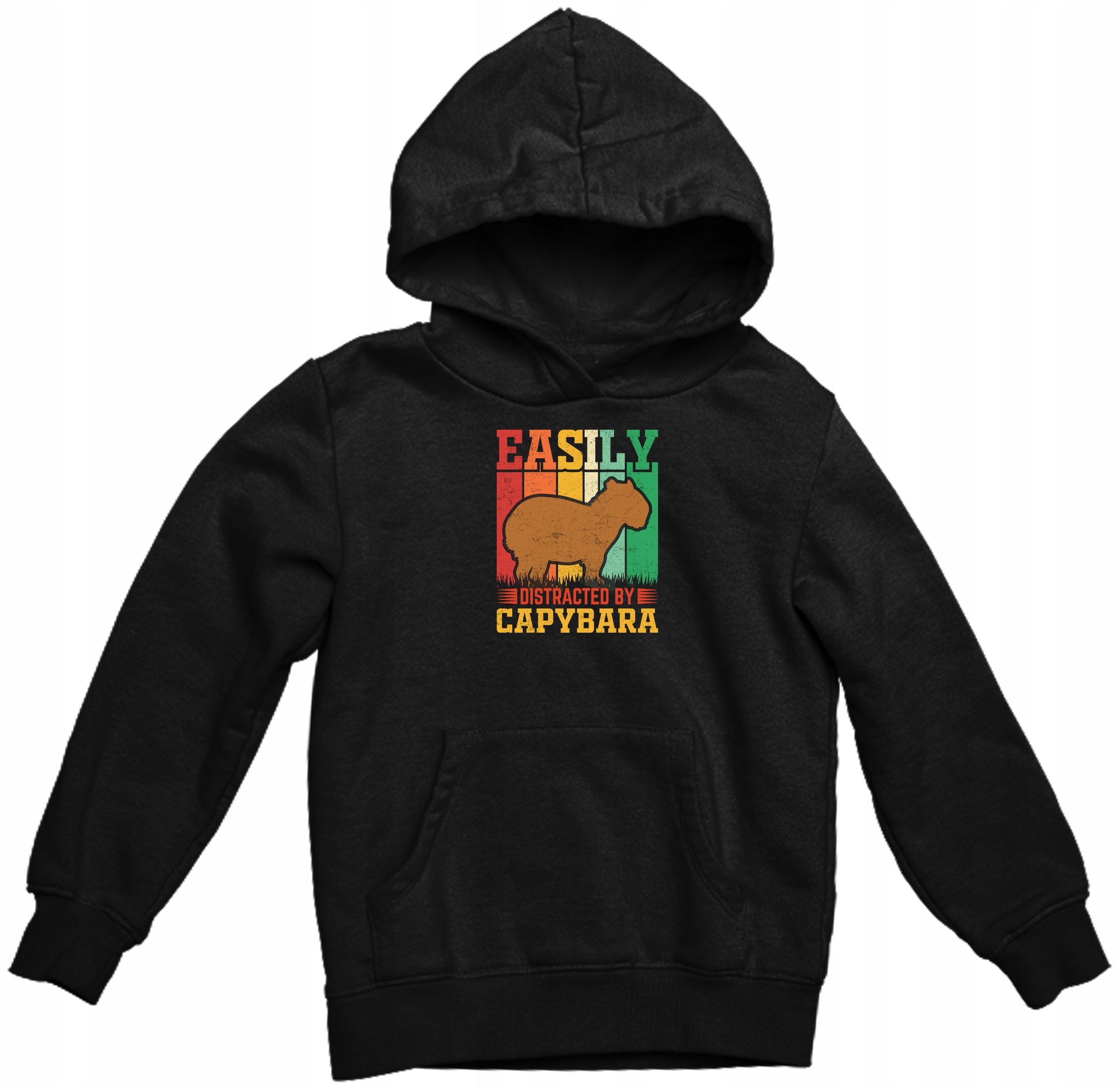 

Bluza Z Kapturem Kapibara Fana Czarna 4 XL