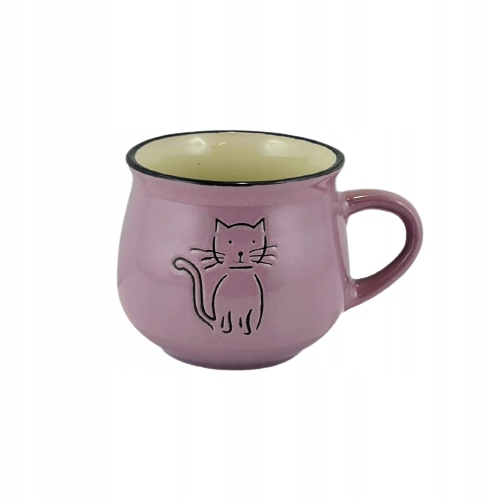 

Kubek Ceramiczny Koty Fioletowy 213ML