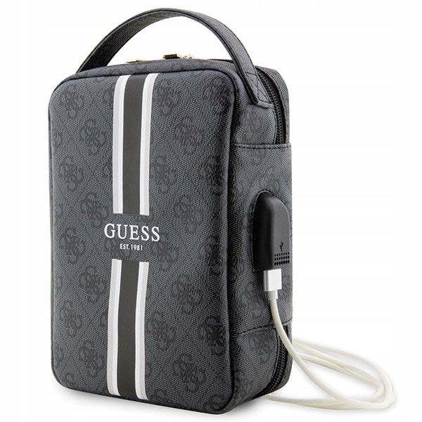 Taška Guess GUHBP4RPSK Organizer černá/černá 4G Printed Stripes