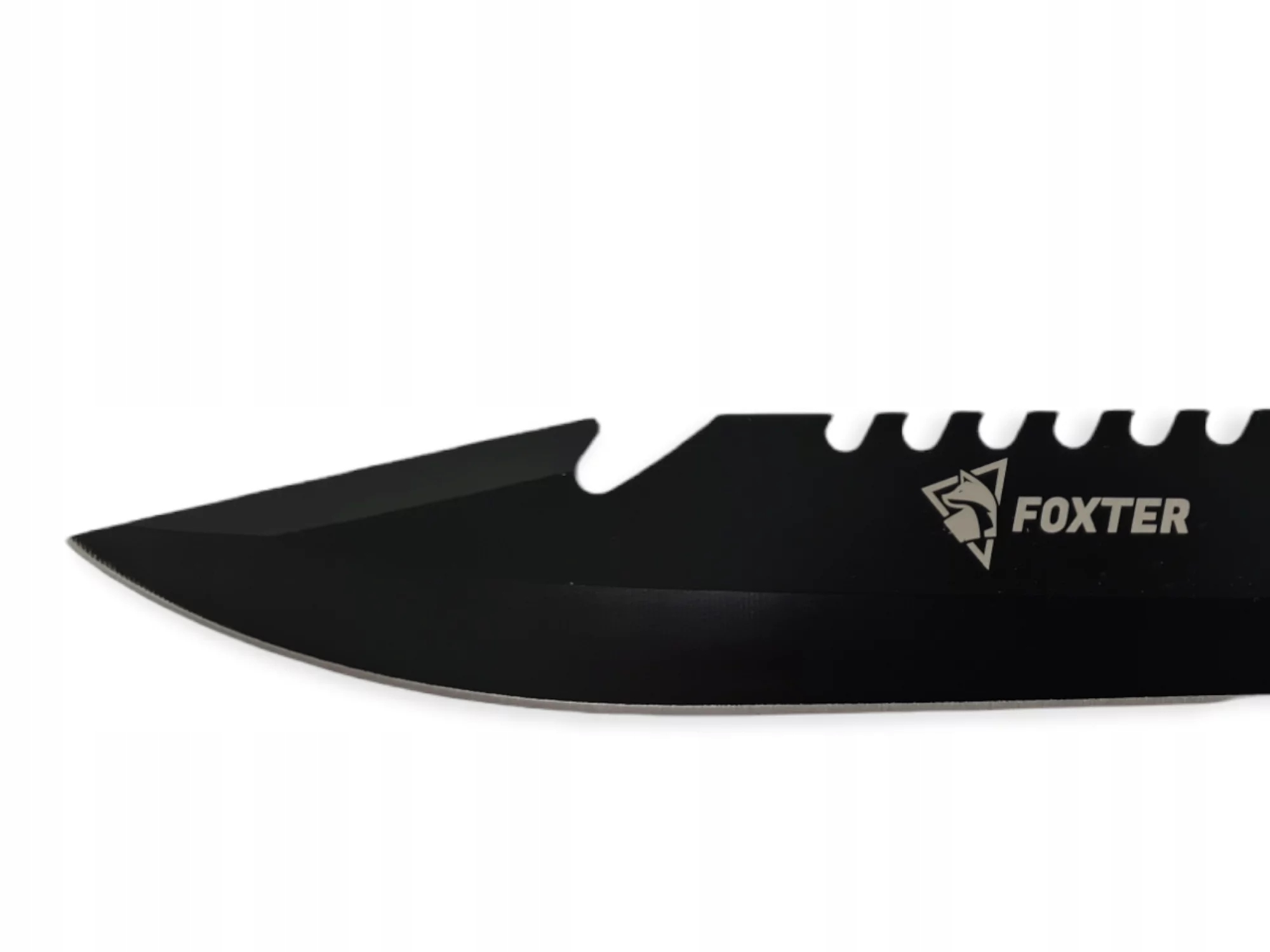 FOXTER NÓŻ TAKTYCZNY MYŚLIWSKI RAMBO FINKA WOJSKOWY SURVIVAL 28CM Marka Foxter