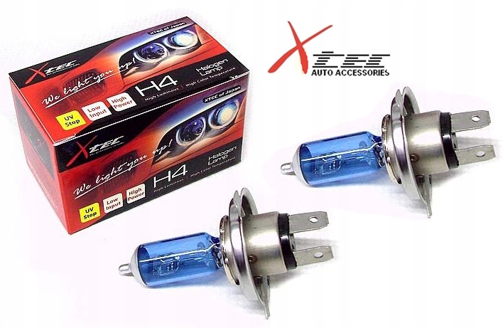 

Japońskie Żarówki Xtec H4 4200K 60/55W White