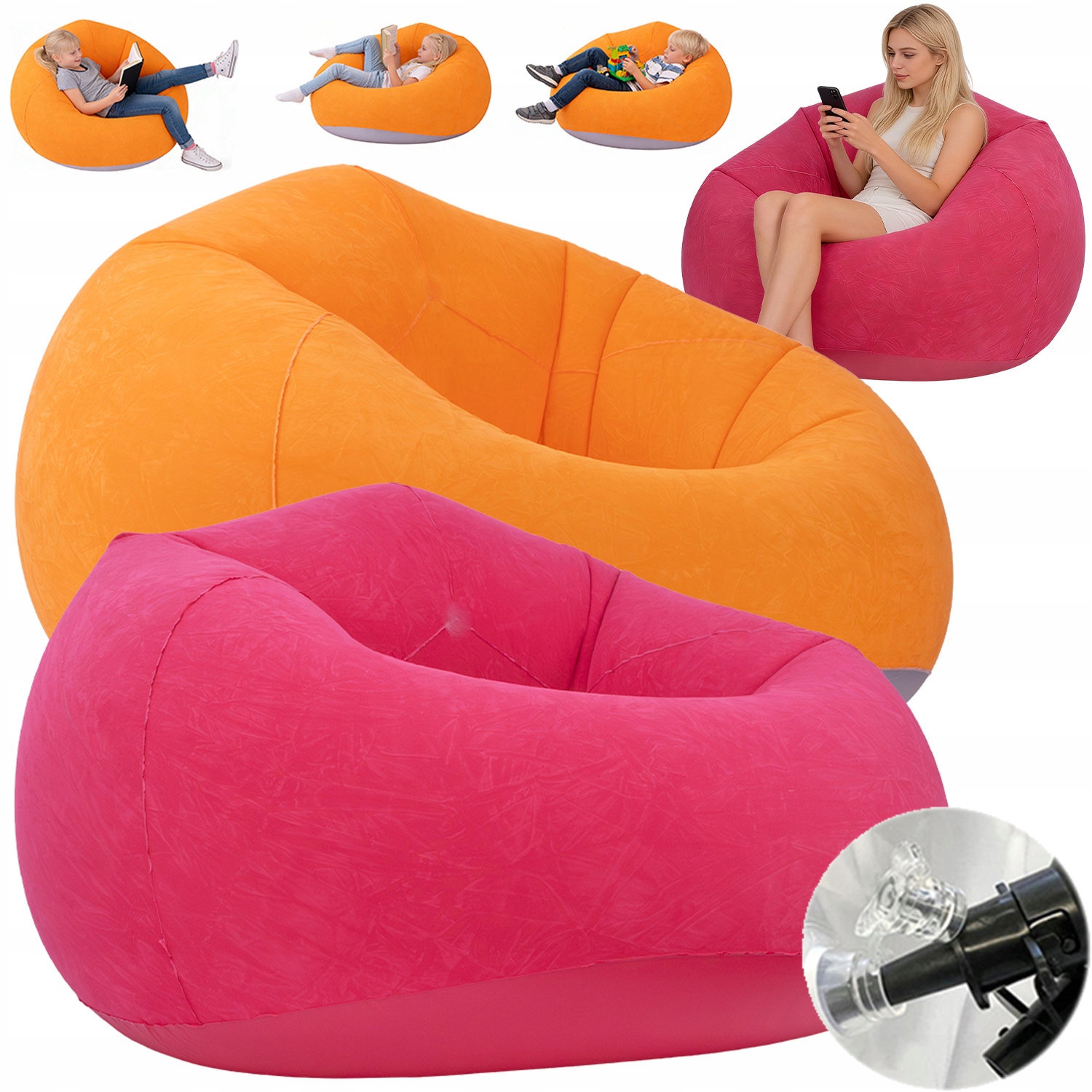 Odolná Matrace Nafukovací Lehátko Na Pláž 2 Ks Do Obývacího Pokoje, Ložnice, Kanceláře