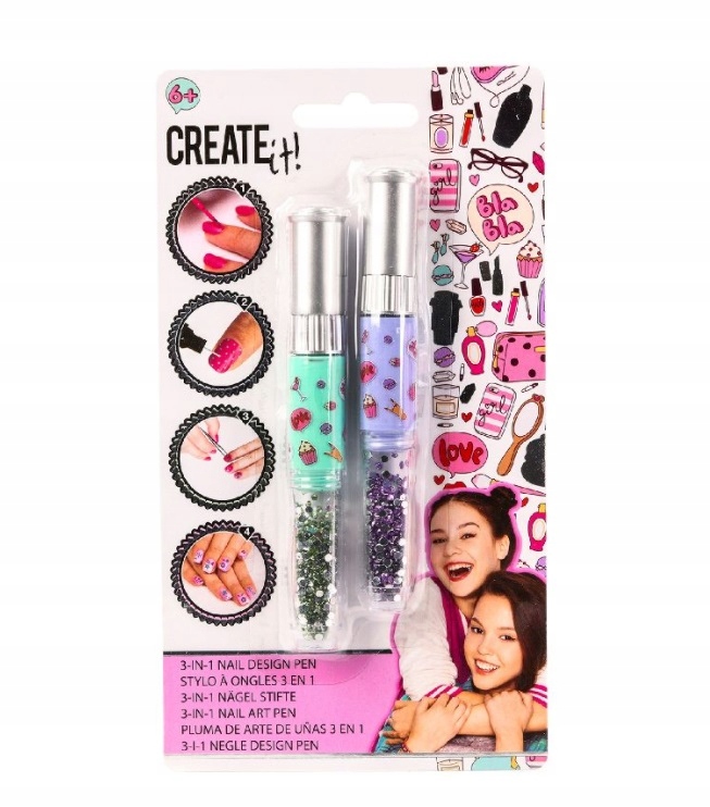 

Create It! Lakier Do Paznokci Ozdoby Zielony 84100