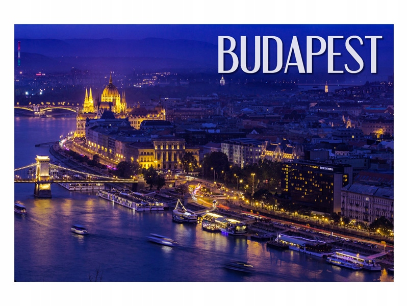 

Budapeszt Dunaj Panorama Magnes na lodówkę