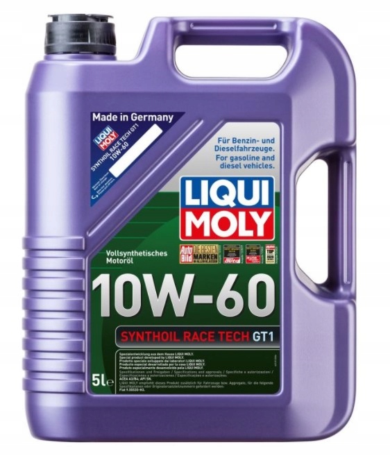 LIQUI MOLY SYNTHOIL RACE TECH GT1 10W-60 5L