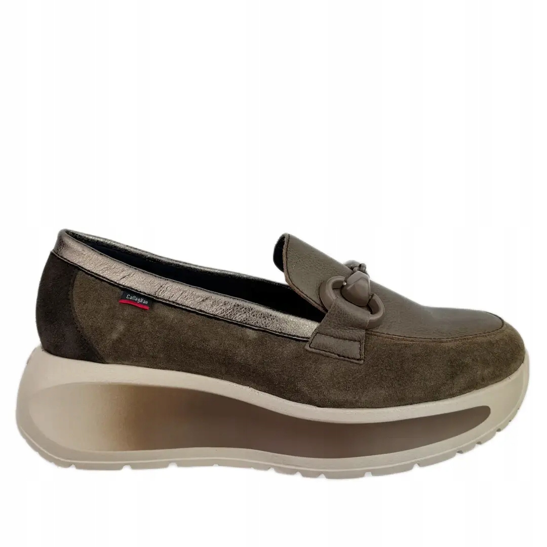 Dámské mokasíny CallagHan 61606 tuna frufa grace 39, bronz