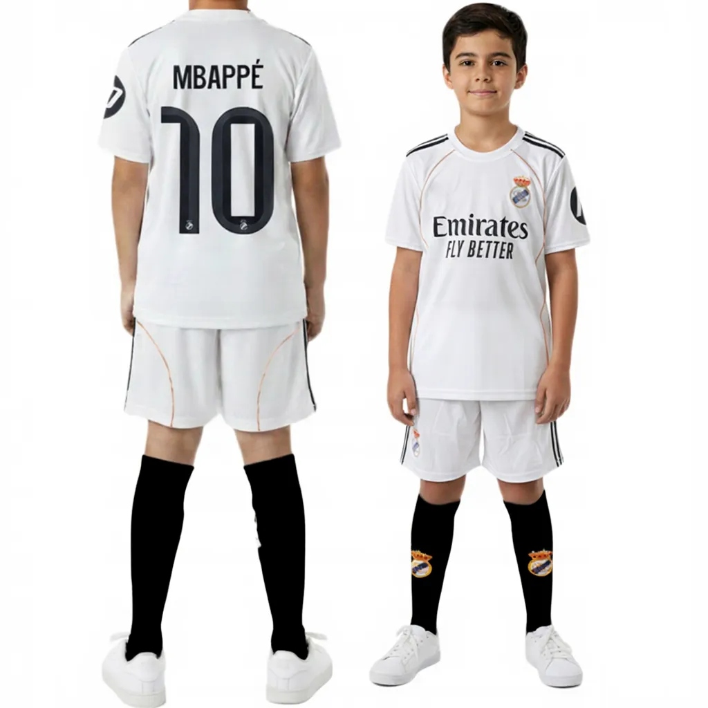 Strój Piłkarski nr 10 Z Getrami Komplet Sportowy 140 Dla Dzieci