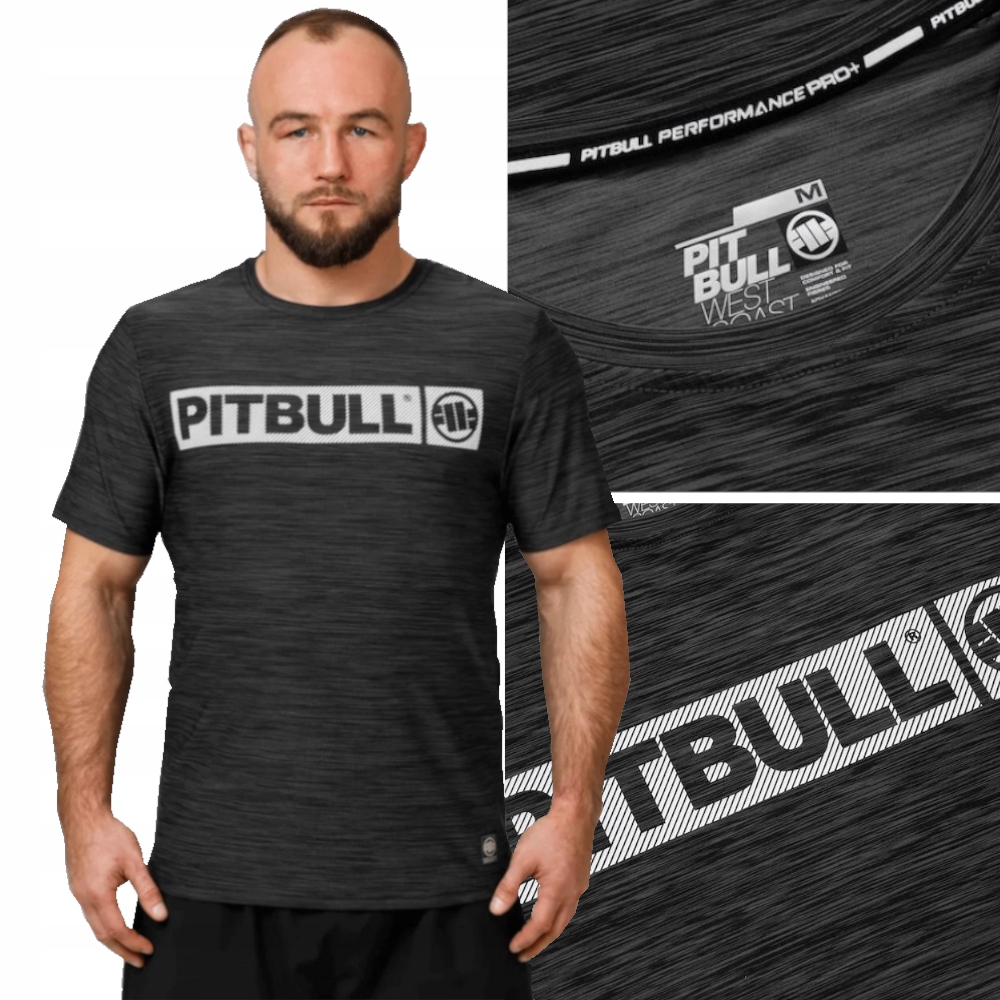 Męska Koszulka Szybkoschnąca T-shirt Pit Bull Hilltop Casual Sport_xl