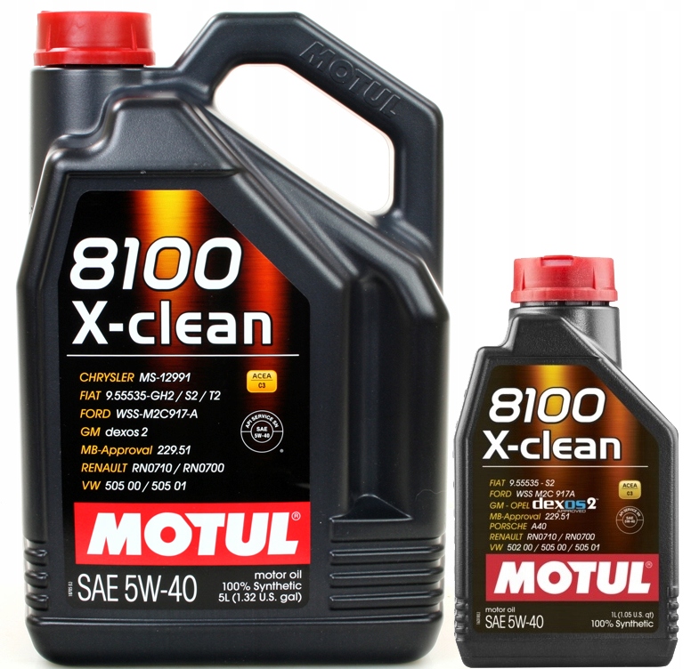 Olej Motul 8100 X-Clean C3 5W40 LL-04 Dexos 2 6L