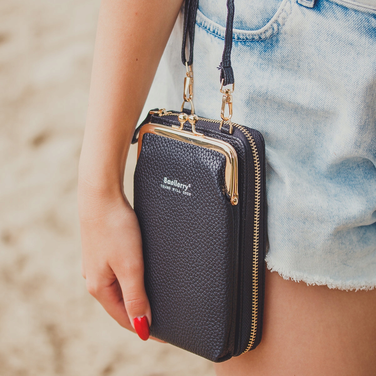 TOREBKA NA TELEFON portfel kopertówka ETUI na ramię Model 37743