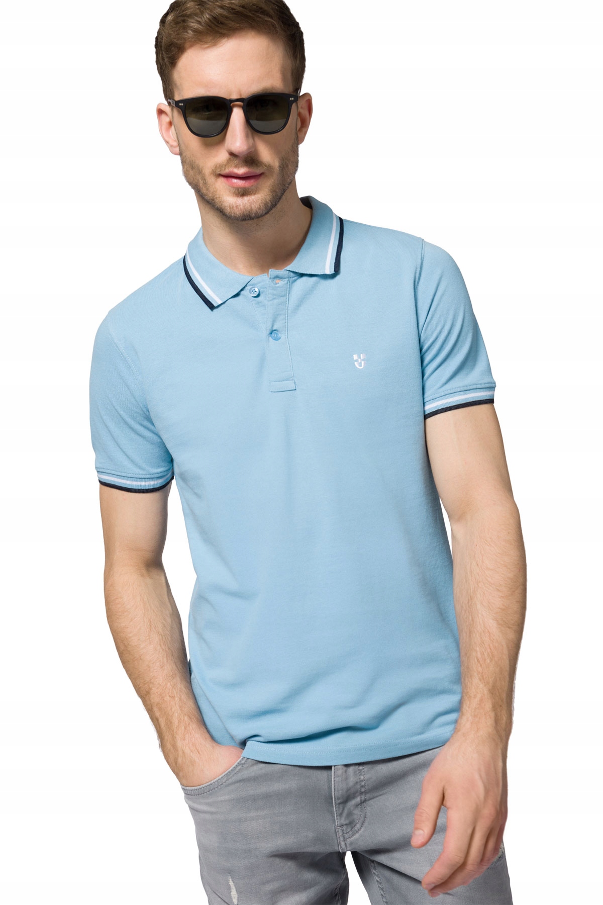 

Koszulka Polo Męska Niebieska Próchnik PM2 5XL
