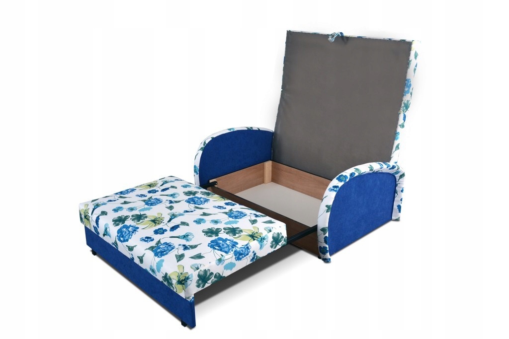 Mała kanapa Sara II amerykanka rozkładana sofa Długość mebla 95 cm