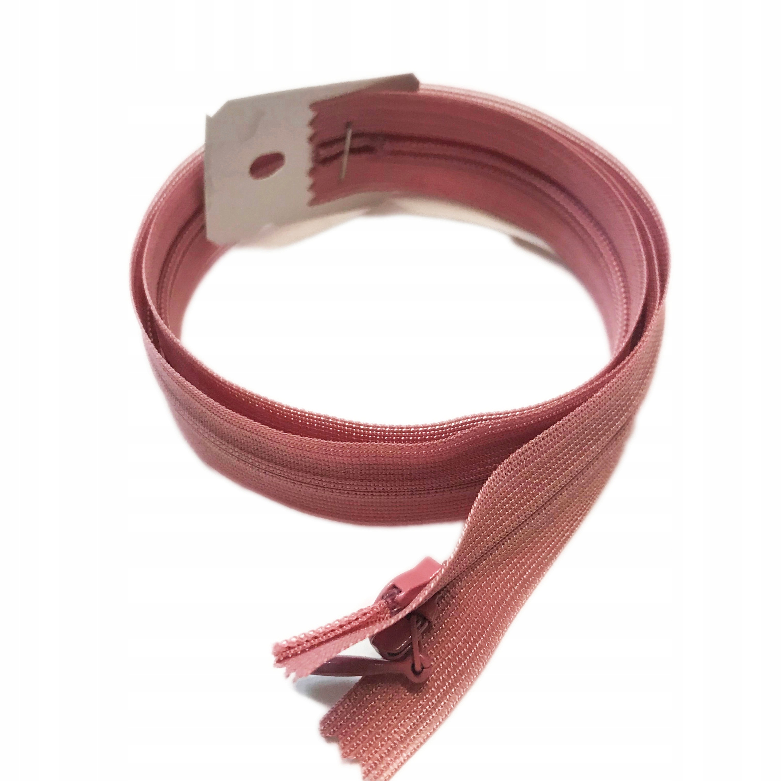 Ykk zamek kryty do sukienki 40 CM Brudny Róż 070