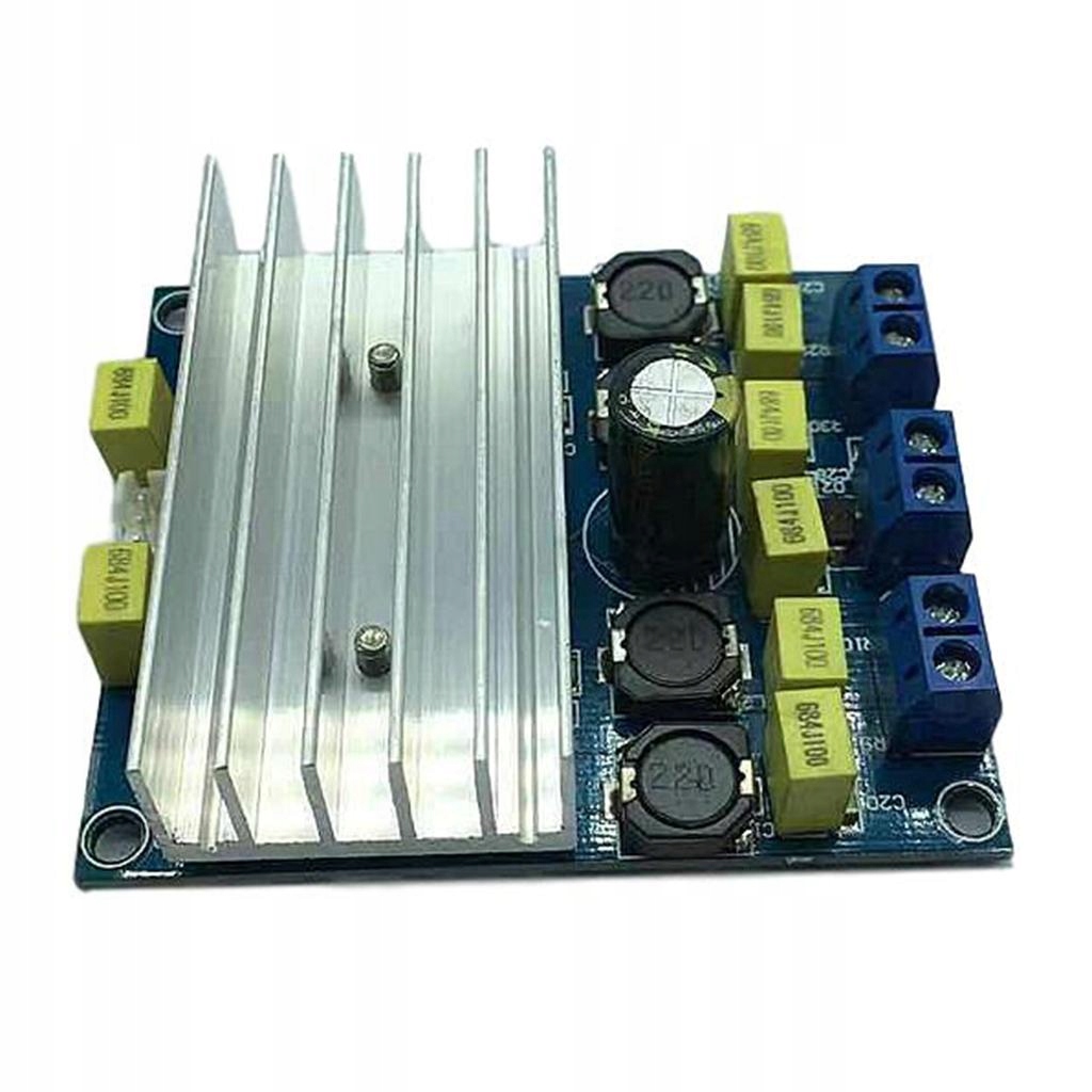 schemat wzmacniacza audio niebieski Marka inna