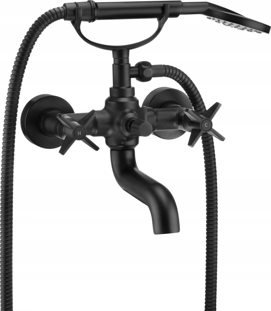 Temisto Black – Kúpeľňová batéria s sprchovým setom (BQT_N11D) /sm/