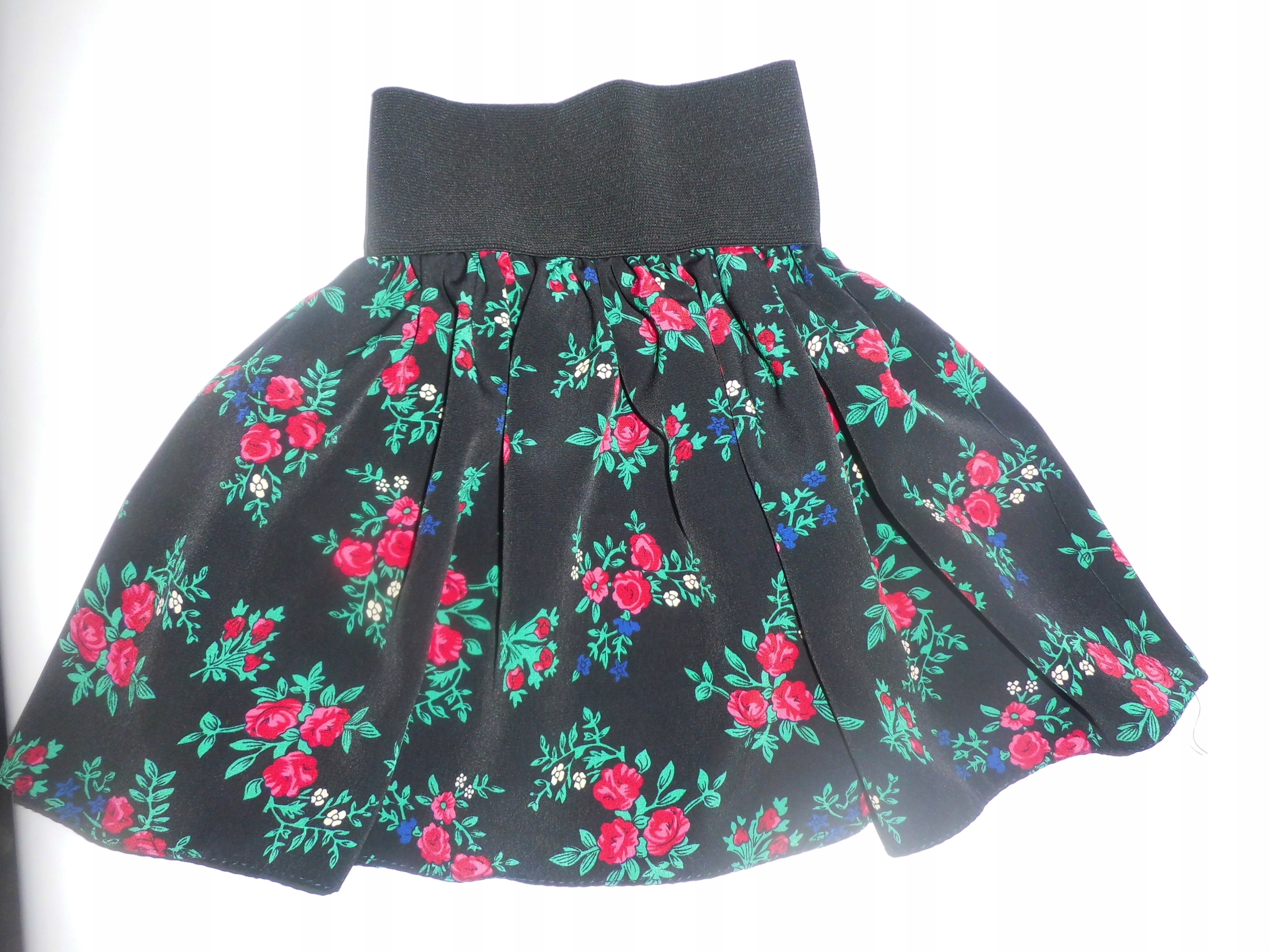 SPÓDNICA DAMSKA GÓRALSKA W KWIATY ROZM. M Marka inna