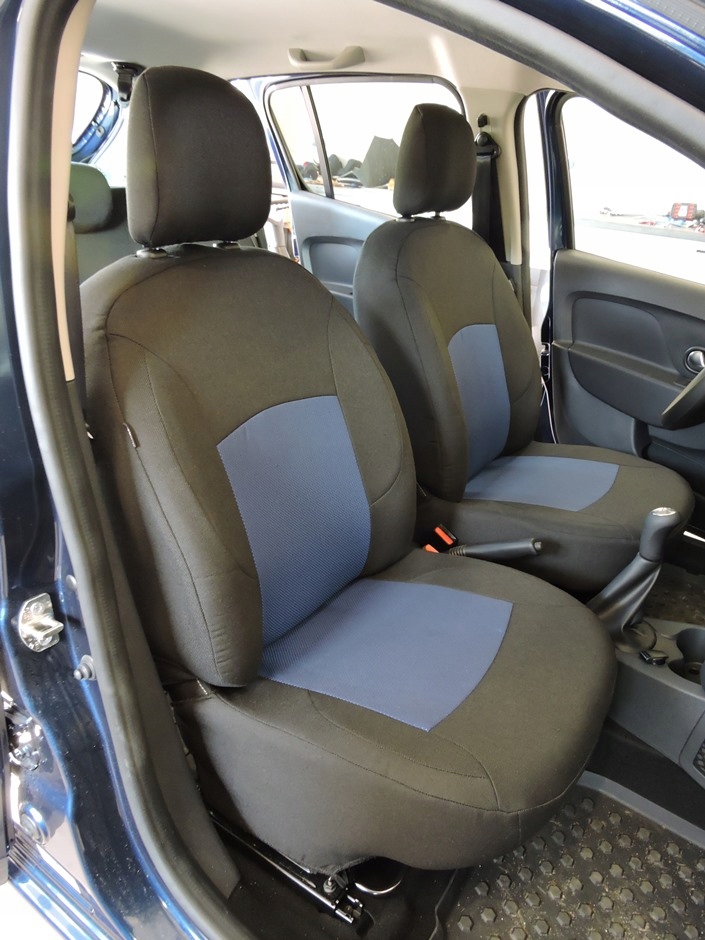 Pokrowce z tkanin tapicerskich Dacia Sandero II