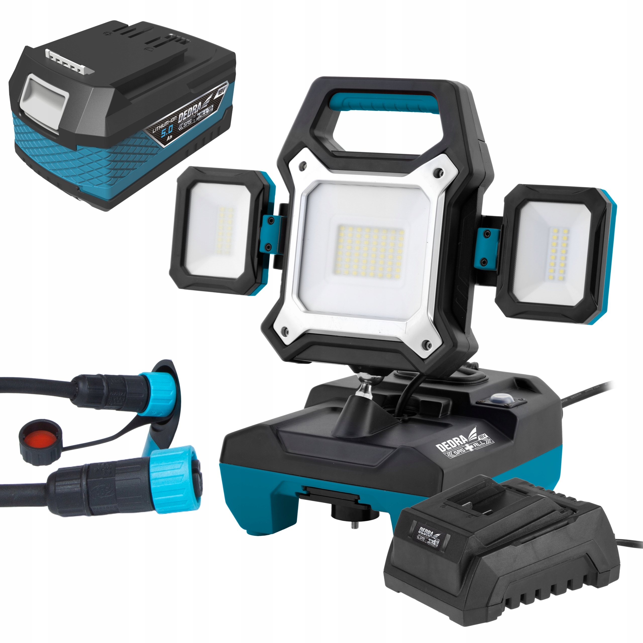 Dedra лампа для майстерні AKU 18V 45W 4000lm + 5Ah
