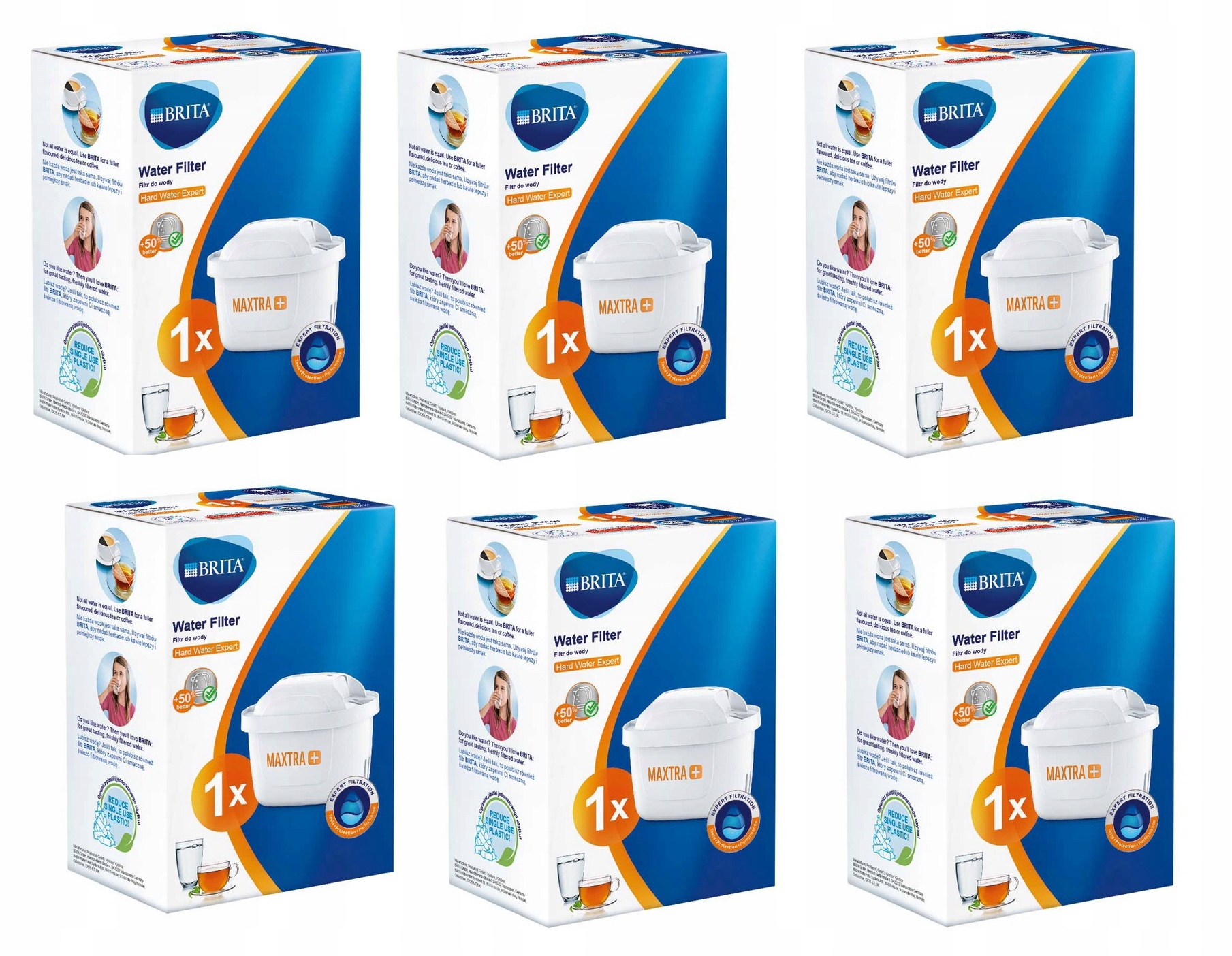

Wkład Brita Maxtra Plus Hard Water Expert 6 sztuk