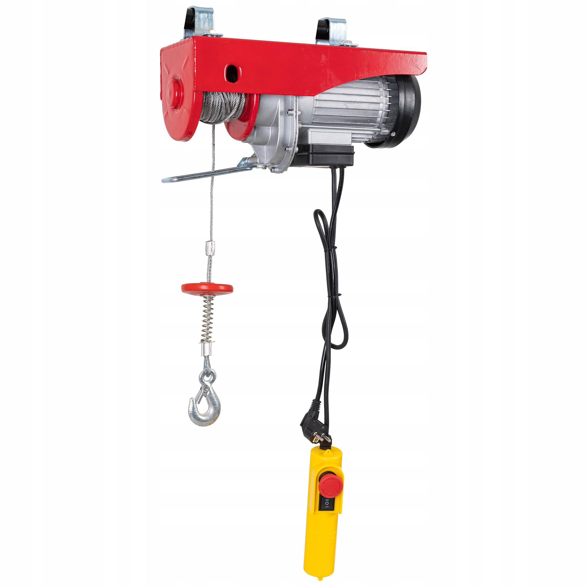 WYCIĄGARKA WCIĄGARKA ELEKTRYCZNA LINOWA 500KG 230V 1020W 12M Z PILOTEM Stan opakowania oryginalne