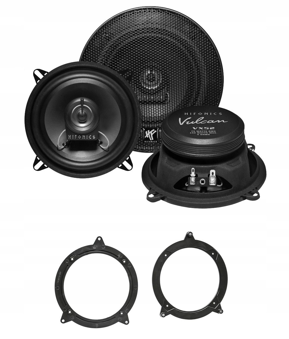 Hifonics VX52 Reproduktory do auta 130 mm Bmw 3er E46 Predná strana Vzdialenosť