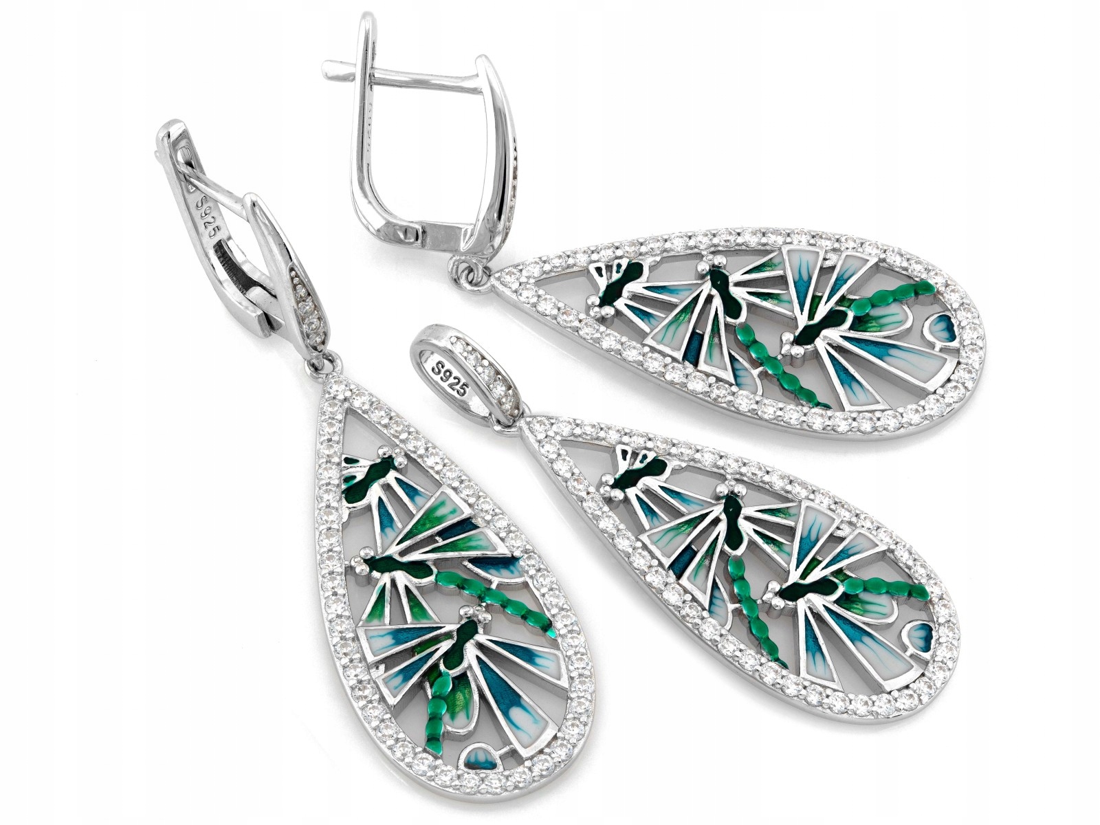 Stříbrný komplet pro ženu 925 s zirkony pro maminku od klenotníka