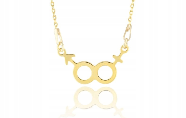 

Naszyjnik Celebrytka Ona I On srebro 925 45 cm