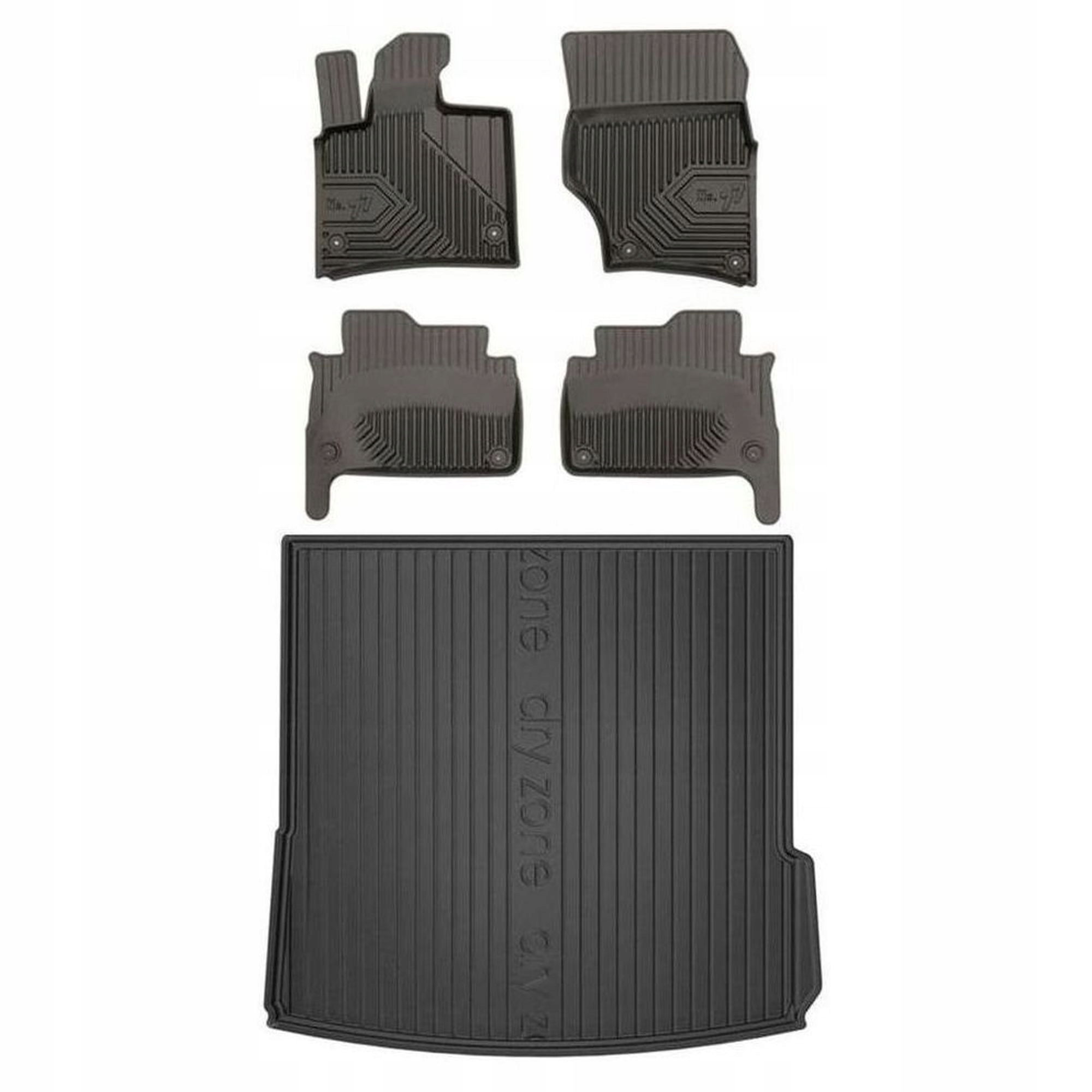 Gumová sada koberčekov a rohože Audi Q7 I 2005-2015