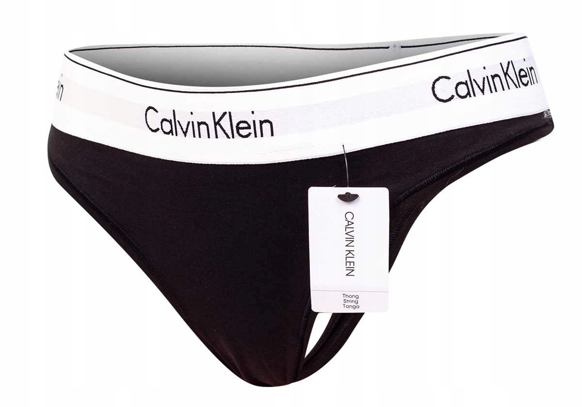 

Calvin Klein Majtki Stringi Damskie Black r. M