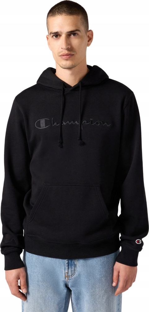 Pánská Mikina Champion Hooded Sweatshirt Černá 220271 KK001 vel M