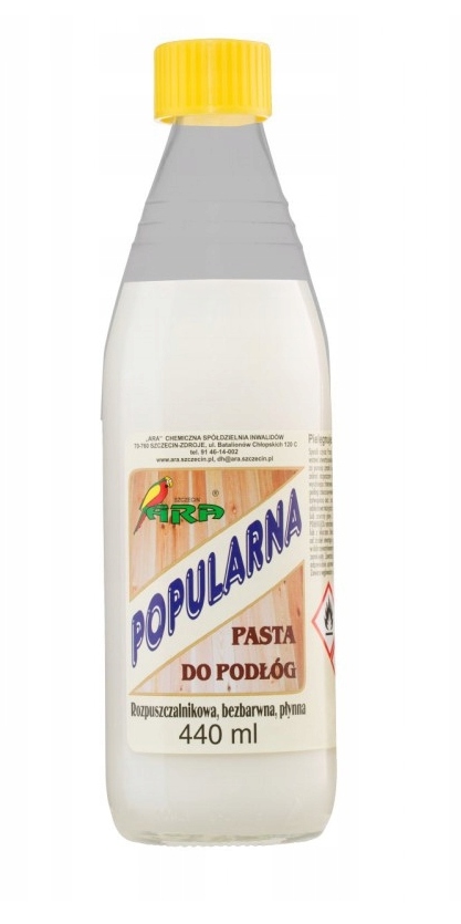 

Pasta Popularna do Podłogi Ara 440ml Woskowa