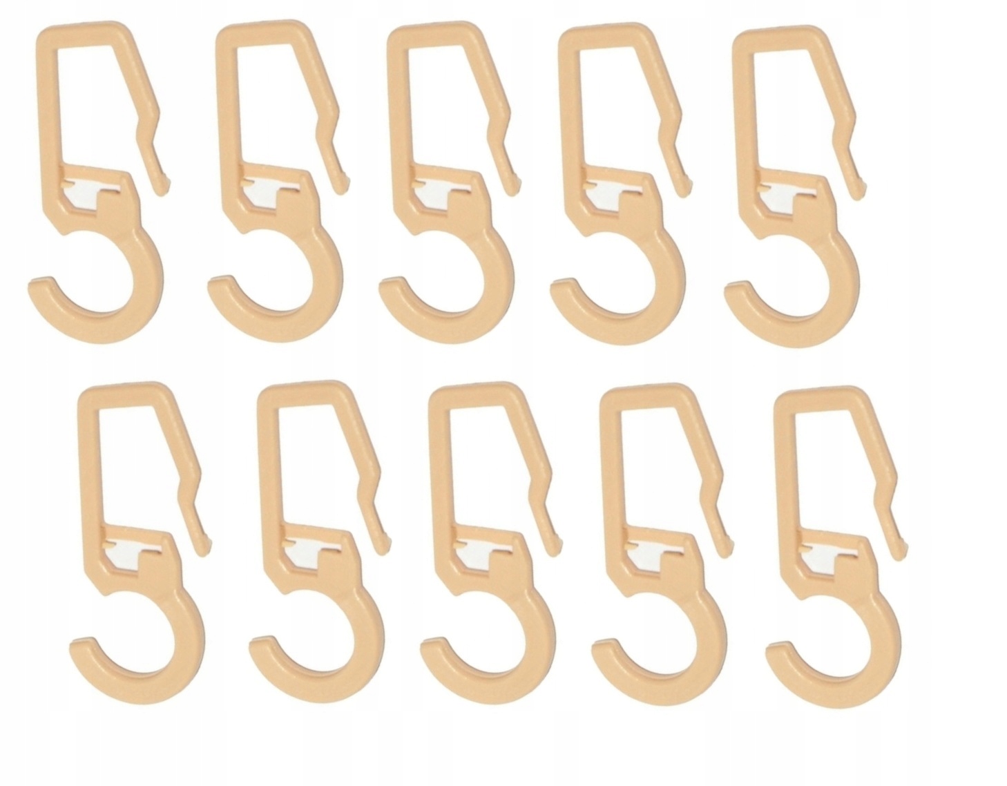 Agrafki do karnisza drewnianego do firan / zasłon