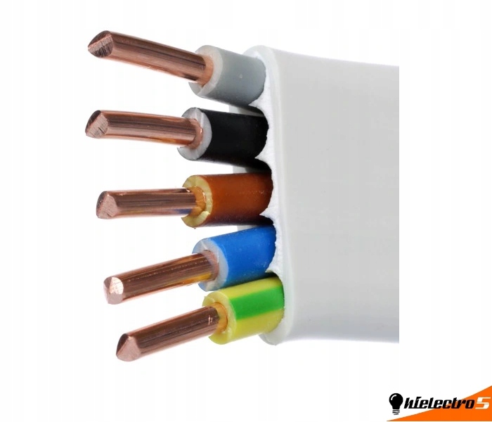 Przewód YDYp 5x4mm2 NKT 1m