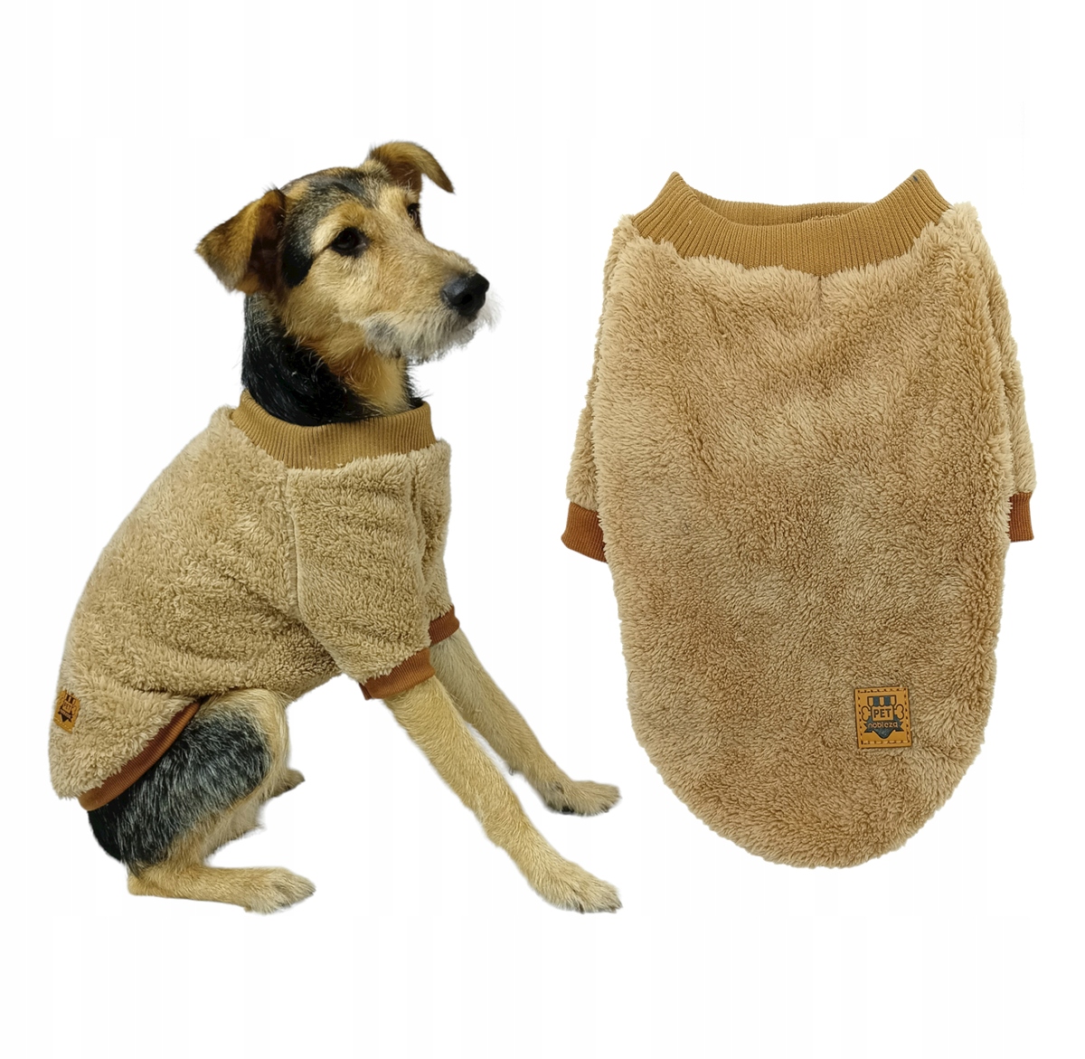 

Ciepłe Ubranie Sweter Miękki Polar Dla Psa L 35CM