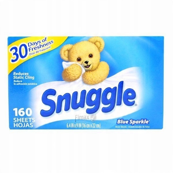 

Chusteczki Snuggle Blue Sparkle 160 do suszarek