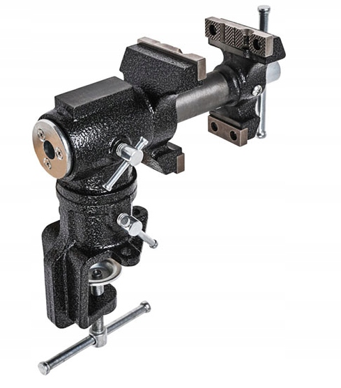 Drel Stolní Svěrák Otočný 360 Stupňů Multifunkční Litinový 65 mm