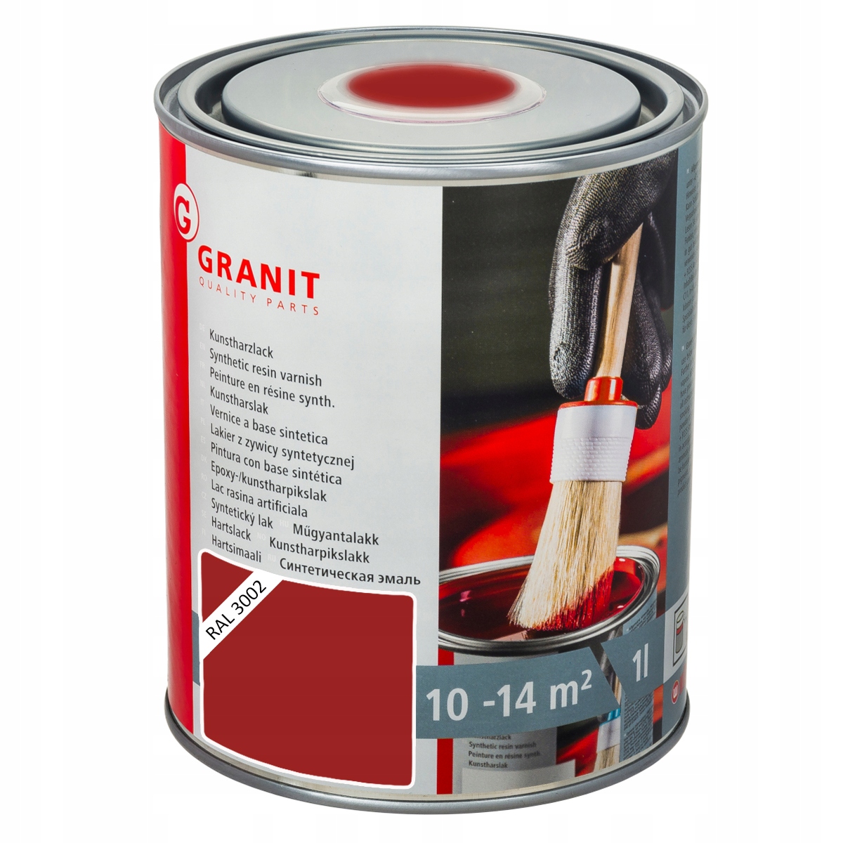

Lakier Farba Ral 3002 Czerwień Karminowa 1l Granit