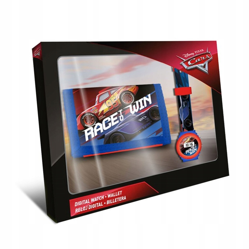 Zegarek Auta Cars 3 + Portfel