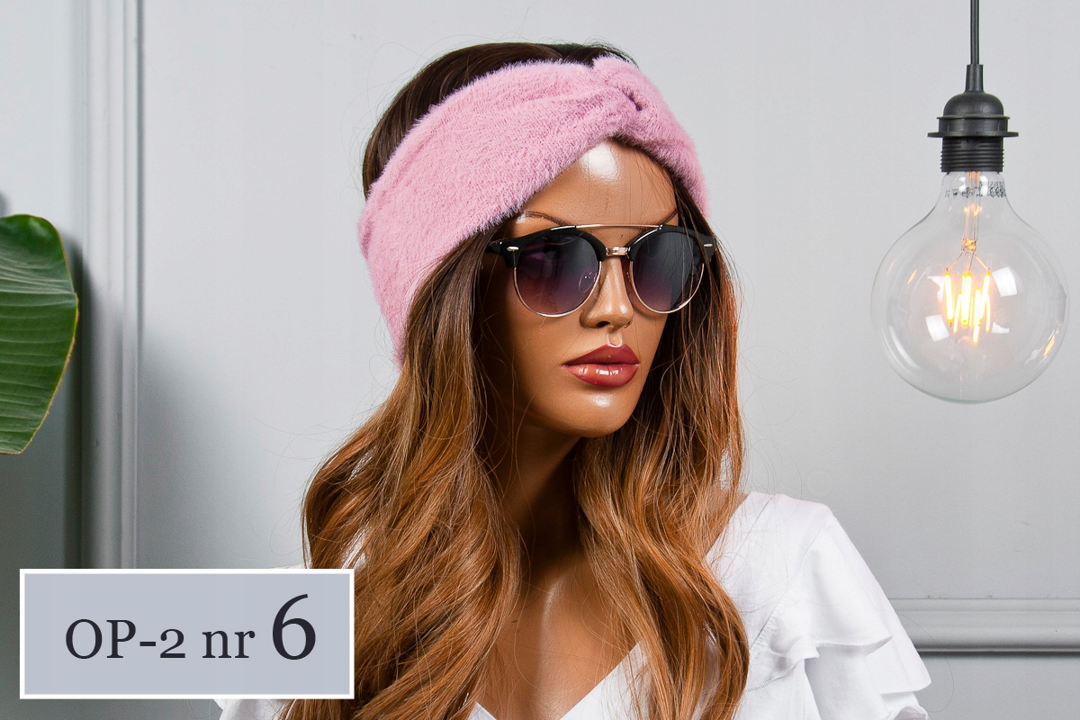 ALPAKA Piękna OPASKA damska CIEPŁA WĘZEŁ KOLORY Cechy dodatkowe brak