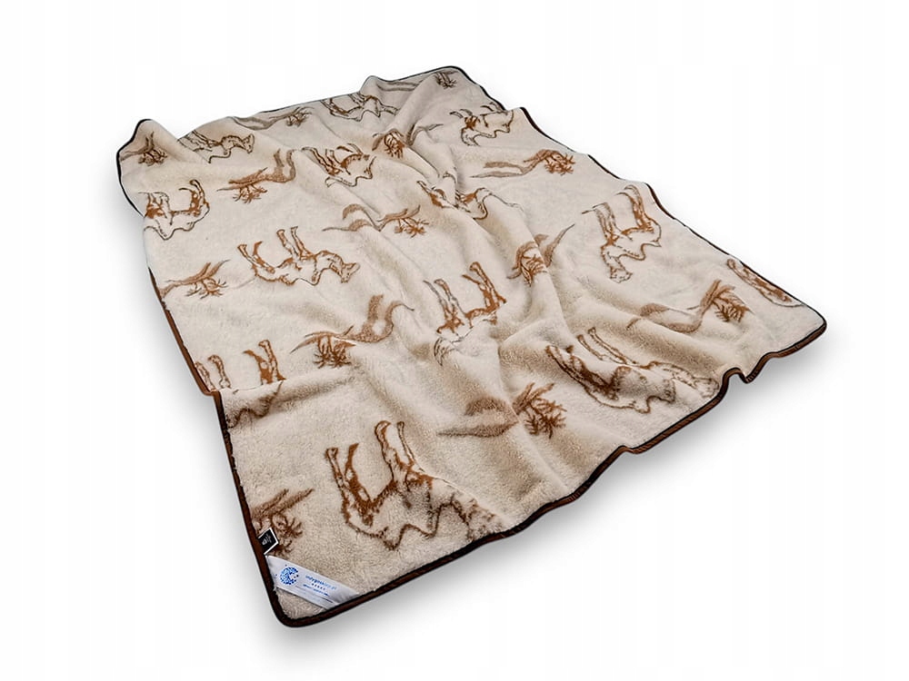Indigosklep Vlněná deka 200x220 merino australský dezert Woolmark