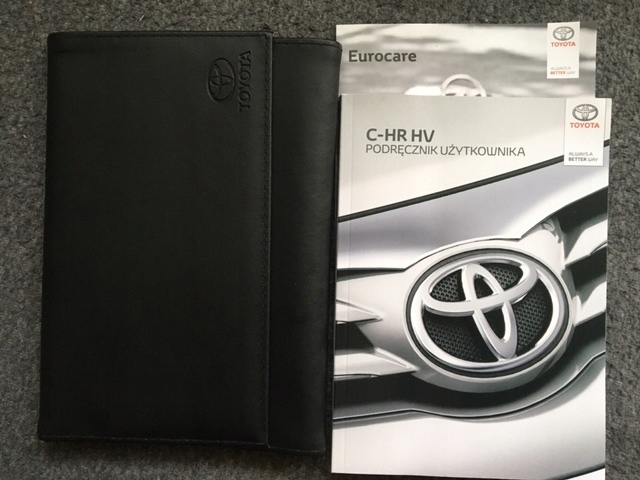 TOYOTA C-HR Hybrid instrukcja obsługi + etui PL