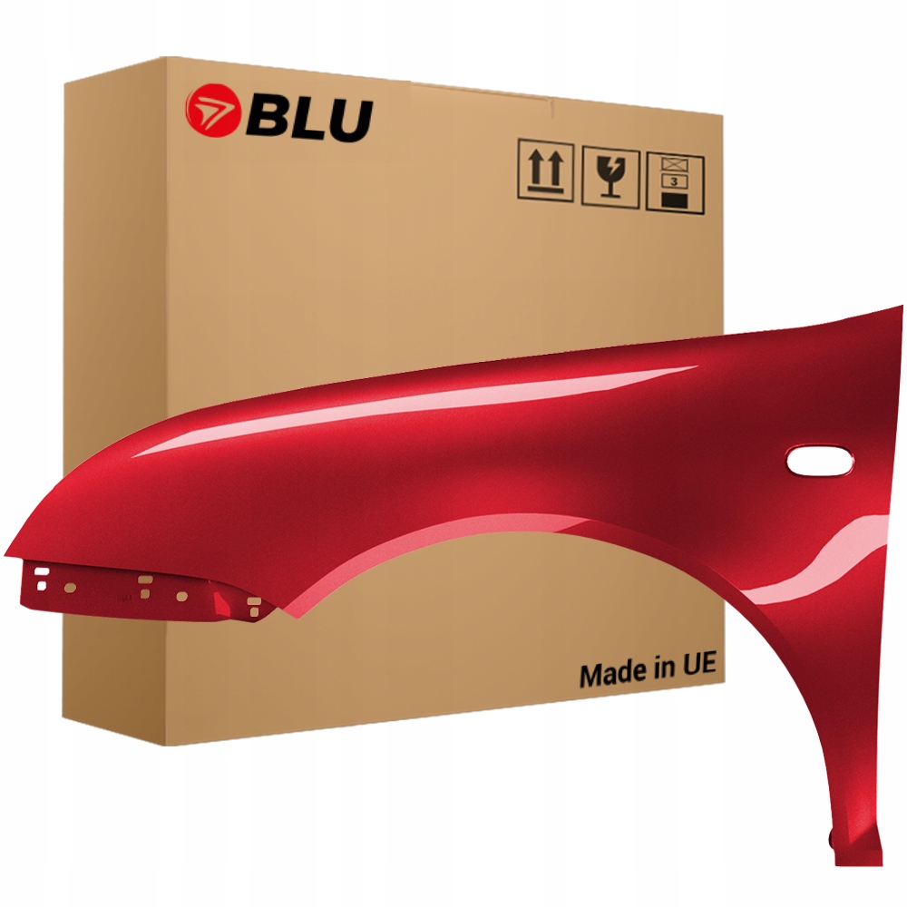 Blu Blatník Vw Bora LC3X levý červený 98-05 1J přední pozink MuranoRot