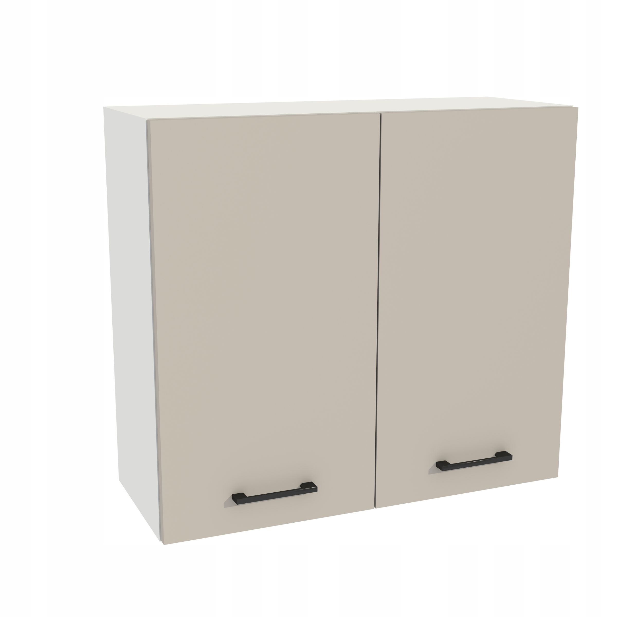 Horná kuchynská skrinka 80/72 Capri korpus Biela predná časť Kašmír Mat