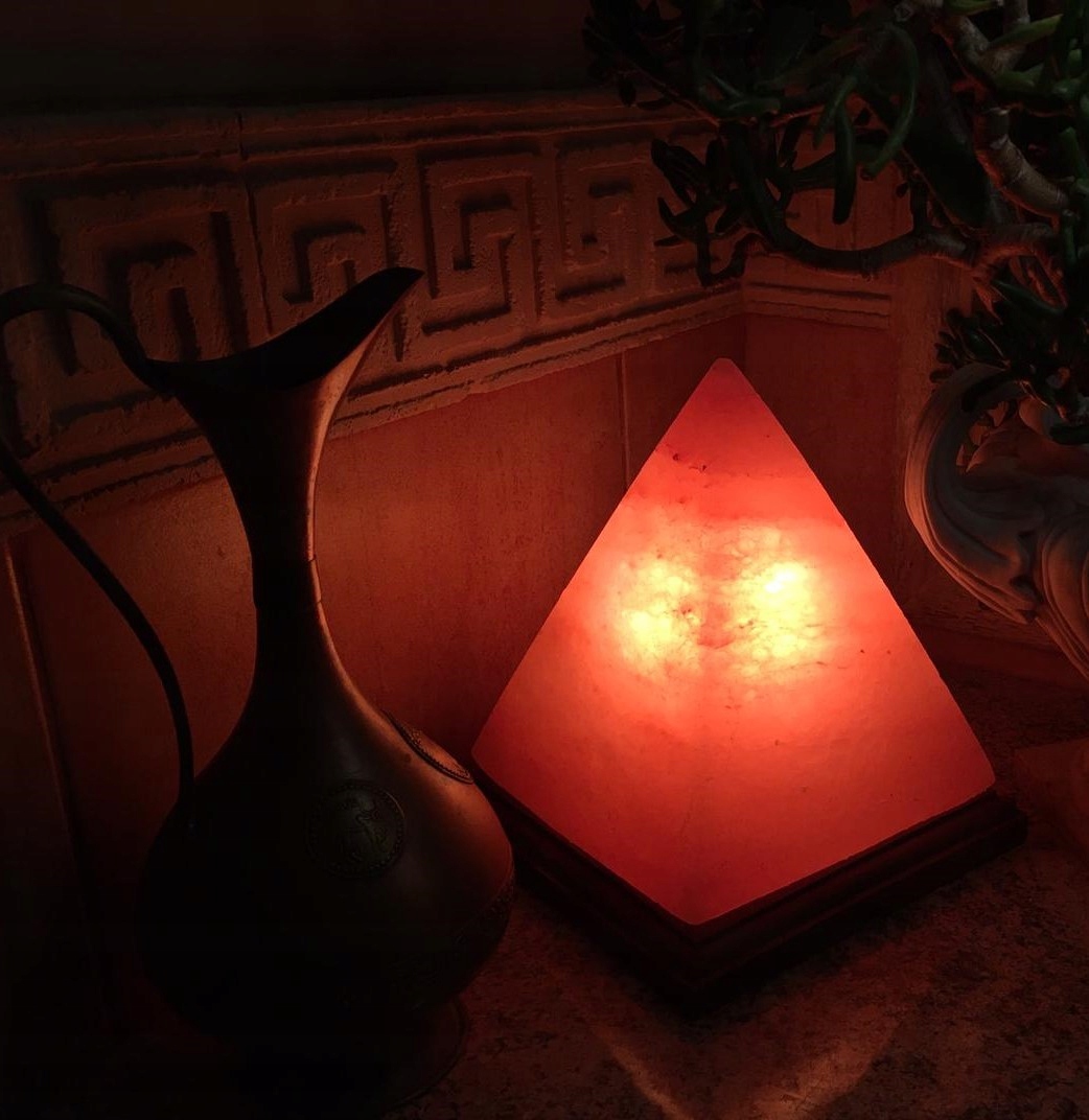 Lampa solna Piramida 2,0-3,5kg sól Himalajska Długość/wysokość 20 cm