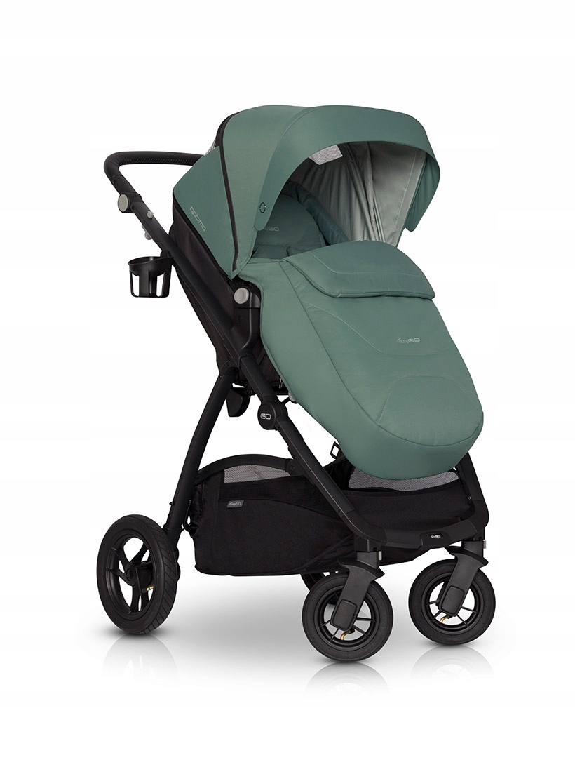 Wózek 2w1 dziecięcy EASYGO OPTIMO ADAPTERY + TORBA Stelaż Aluminiowy