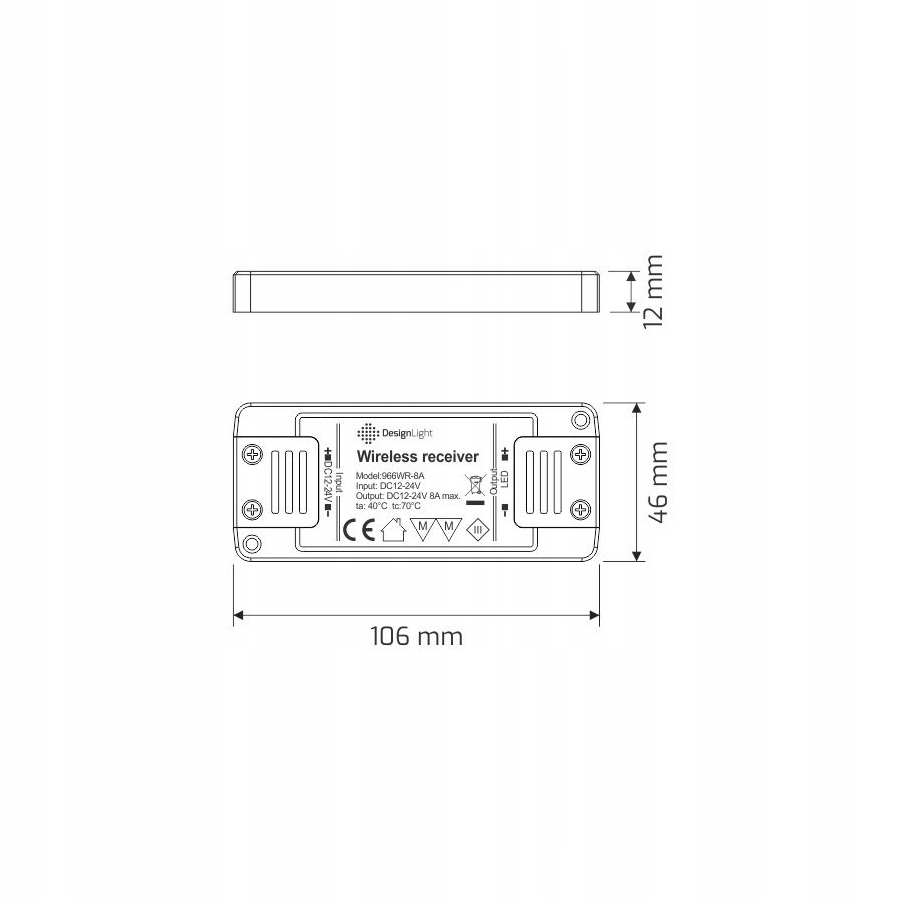 Ściemniacz z dotykowym wyłącznikiem Czarny Kod producenta OLI-ZES-1P-CZ-01