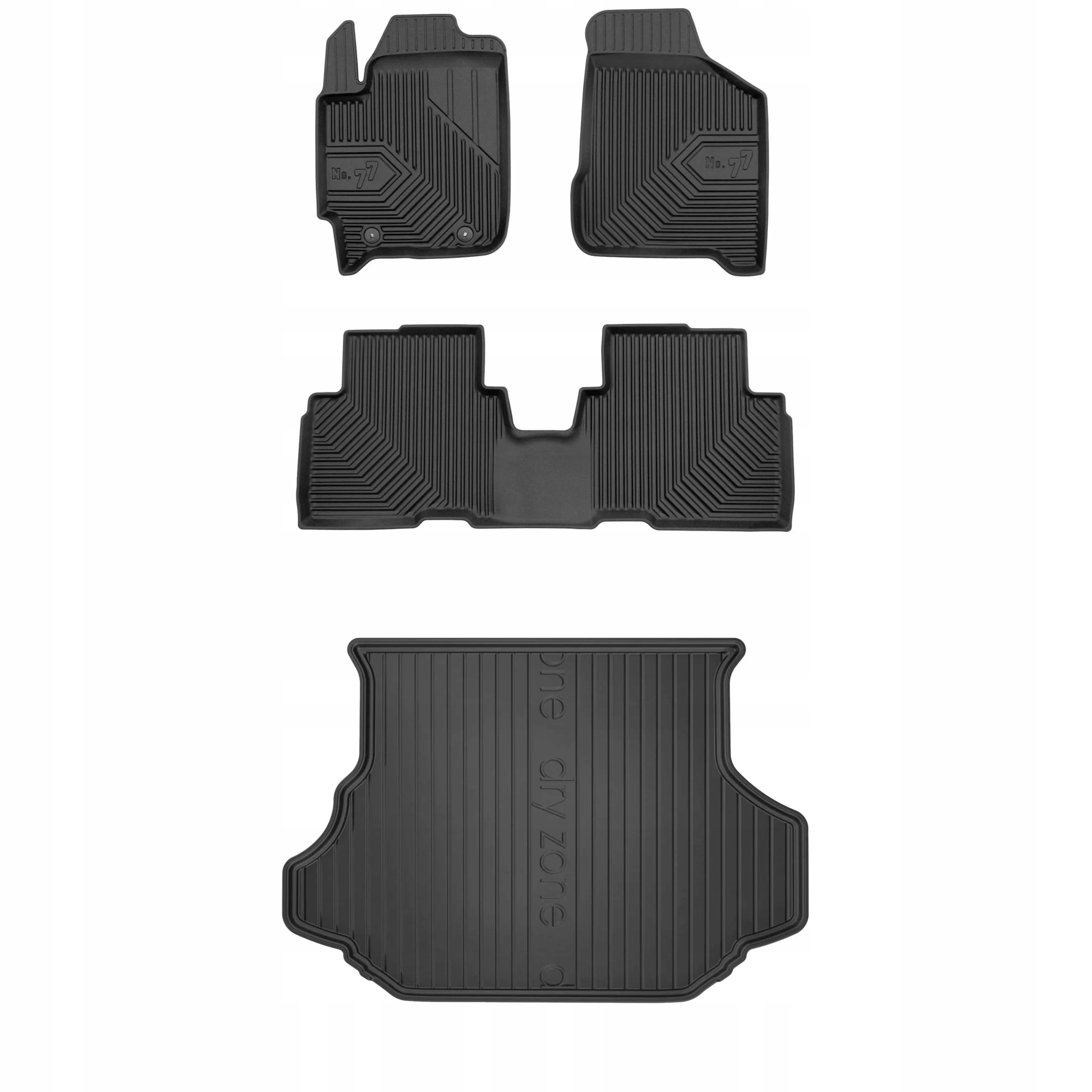 Gumová sada koberčekov a rohože Kia Carens II 2002-2008